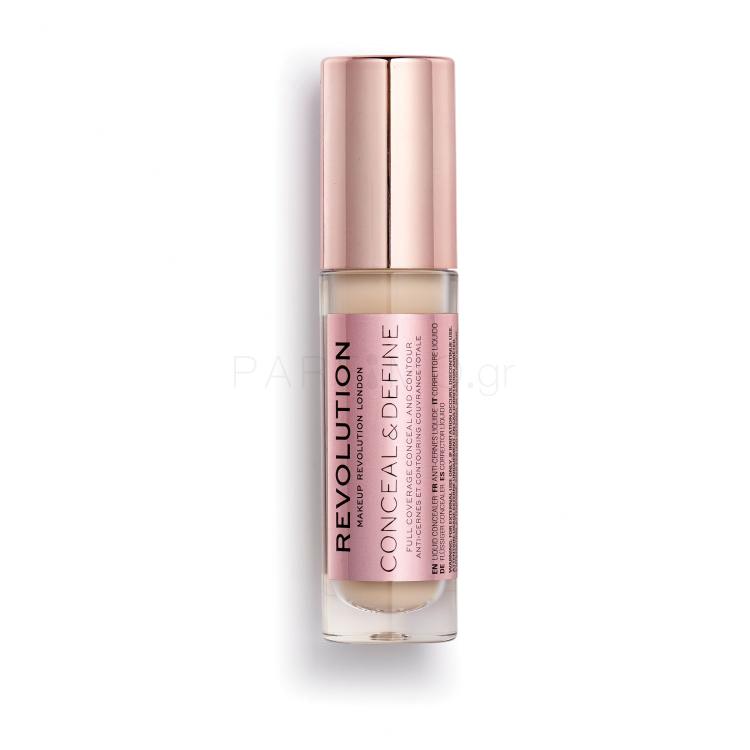 Makeup Revolution London Conceal &amp; Define Concealer για γυναίκες 4 gr Απόχρωση C2.5