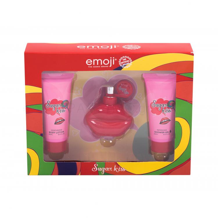 Emoji Sugar Kiss Σετ δώρου EDP 50 ml + αφρόλουτρο 60 ml + λοσιόν σώματος 60 ml