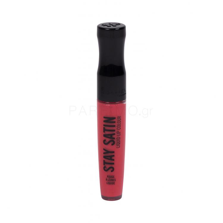 Rimmel London Stay Satin Κραγιόν για γυναίκες 5,5 ml Απόχρωση 600 Scrunchie