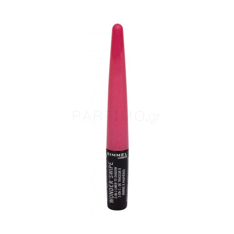 Rimmel London Wonder´Swipe 2in1 Eyeliner για γυναίκες 1,7 ml Απόχρωση 009 Mega Hottie