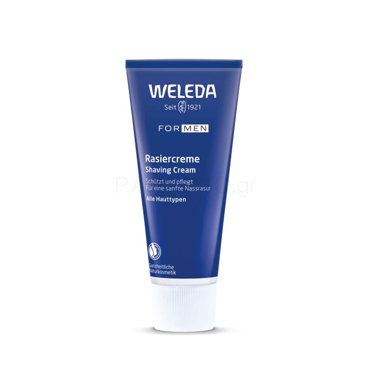 Weleda For Men Shaving Cream Τζελ ξυρίσματος για άνδρες 75 ml