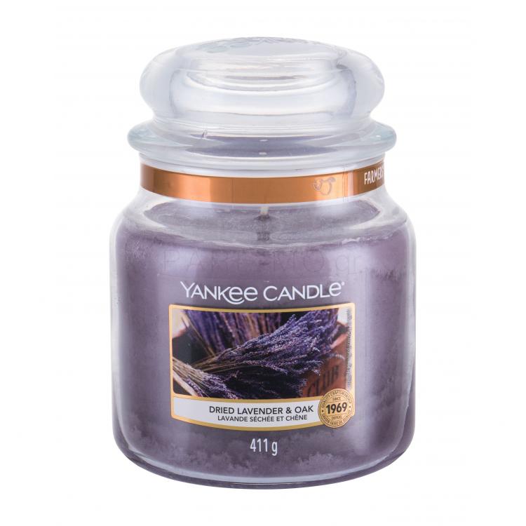 Yankee Candle Dried Lavender &amp; Oak Αρωματικό κερί 411 gr