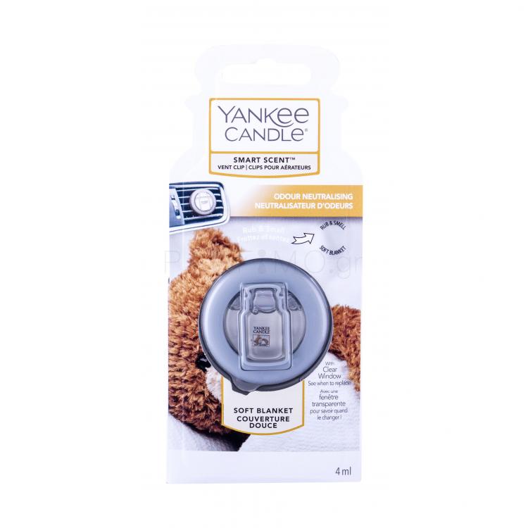 Yankee Candle Soft Blanket Αρωματικά αυτοκινήτου 4 ml