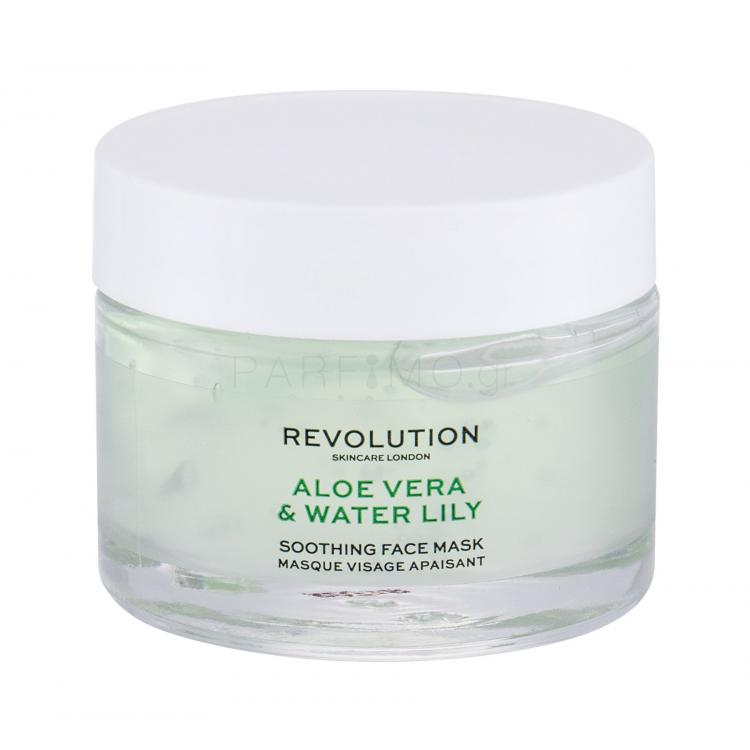 Revolution Skincare Aloe Vera &amp; Water Lily Μάσκα προσώπου για γυναίκες 50 ml