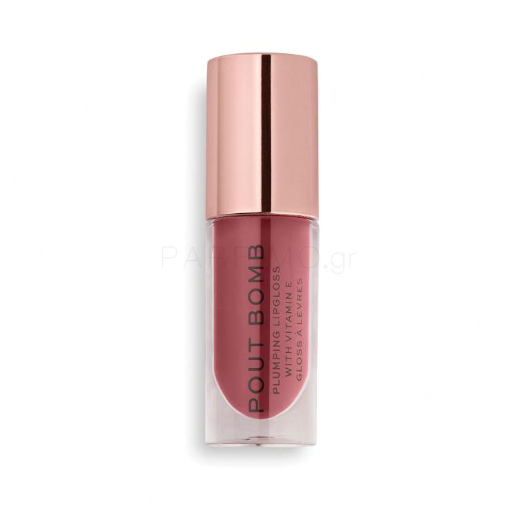 Makeup Revolution London Pout Bomb Lip Gloss για γυναίκες 4,6 ml Απόχρωση Sauce