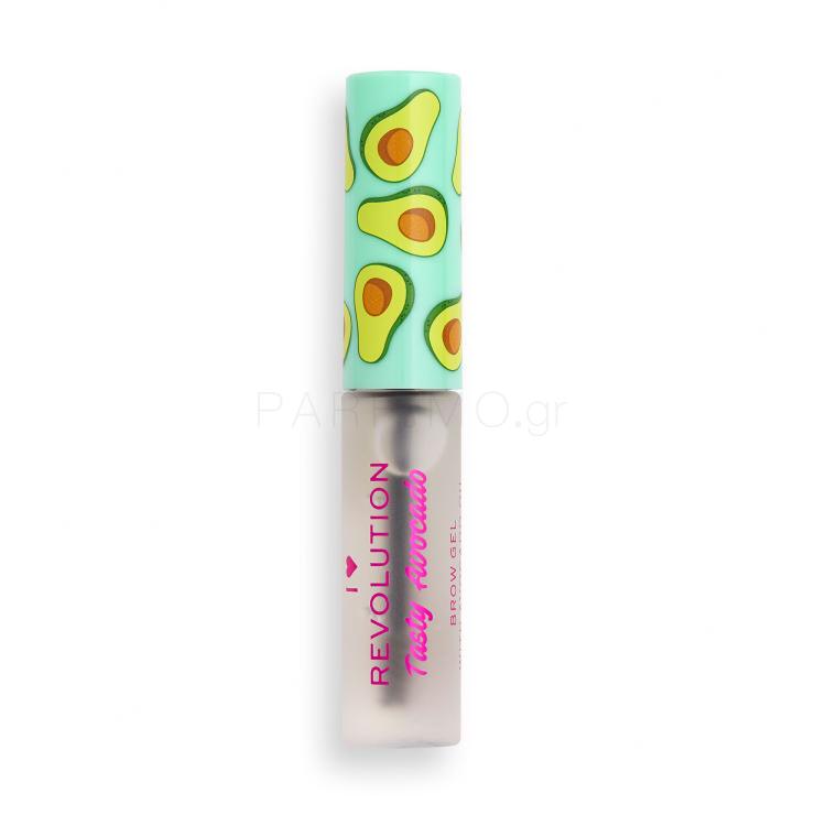 I Heart Revolution Tasty Avocado Brow Gel Μάσκαρα φρυδιών για γυναίκες 6 ml Απόχρωση Clear