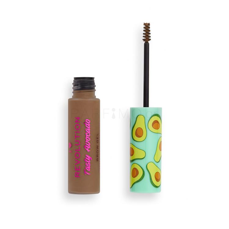 I Heart Revolution Tasty Avocado Brow Gel Μάσκαρα φρυδιών για γυναίκες 6 ml Απόχρωση Ash Brown