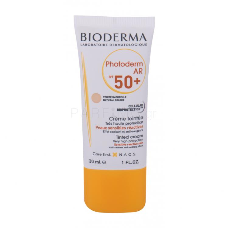 BIODERMA Photoderm AR Tinted Cream SPF50+ Αντιηλιακό προϊόν για το σώμα 30 ml Απόχρωση Natural Colour