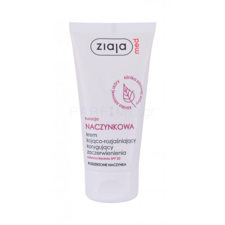 Ziaja Med Capillary Treatment Soothing SPF20 Κρέμα προσώπου ημέρας για γυναίκες 50 ml