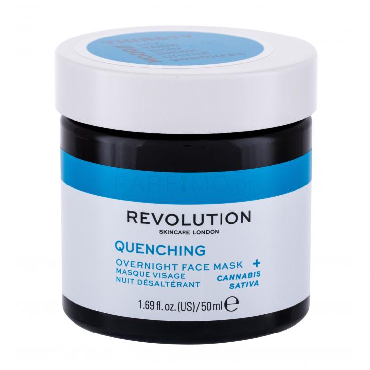 Revolution Skincare Thirsty Mood Quenching Overnight Face Mask Μάσκα προσώπου για γυναίκες 50 ml