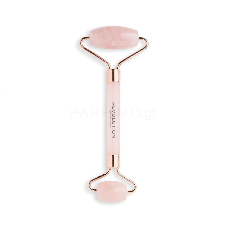 Revolution Skincare Roller Rose Quartz Facial Roller Κύλινδρος και πέτρα μασάζ για γυναίκες 1 τεμ