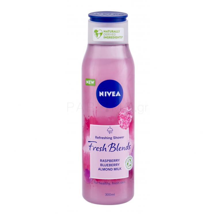 Nivea Fresh Blends Raspberry Αφρόλουτρο για γυναίκες 300 ml