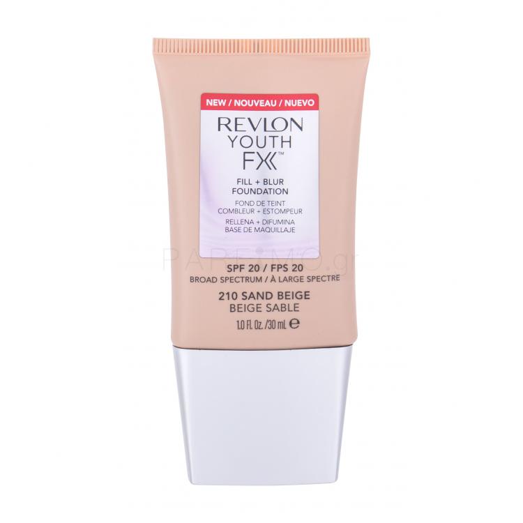 Revlon Youth FX Fill + Blur SPF20 Make up για γυναίκες 30 ml Απόχρωση 210 Sand Beige