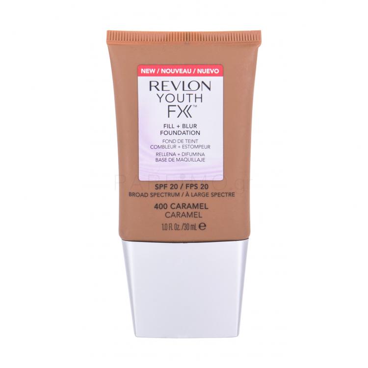 Revlon Youth FX Fill + Blur SPF20 Make up για γυναίκες 30 ml Απόχρωση 400 Caramel