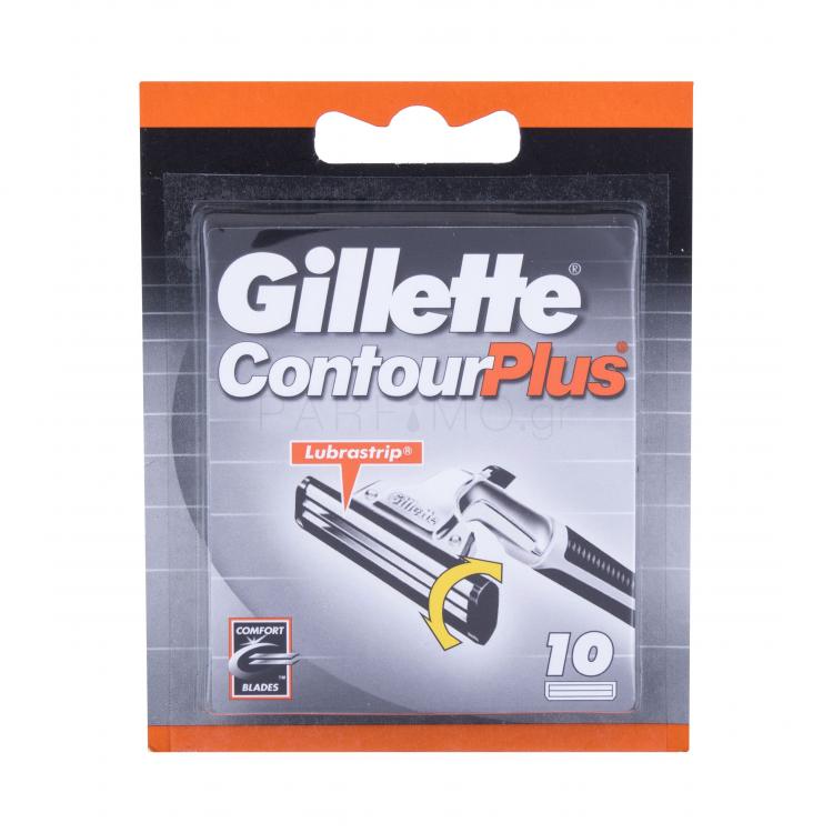 Gillette Contour Plus Ανταλλακτικές λεπίδες για άνδρες 10 τεμ