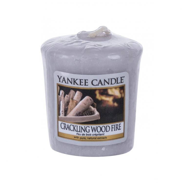 Yankee Candle Crackling Wood Fire Αρωματικό κερί 49 gr