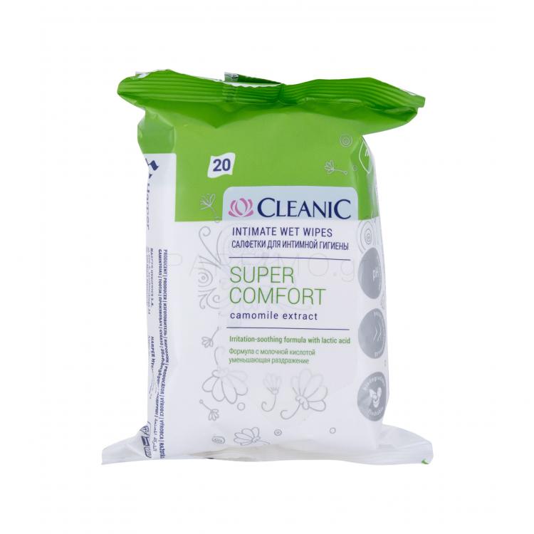 Cleanic Super Comfort Camomile Ευαίσθητη Περιοχή για γυναίκες 20 τεμ
