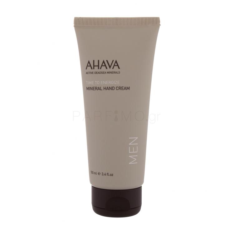 AHAVA Men Time To Energize Κρέμα για τα χέρια για άνδρες 100 ml