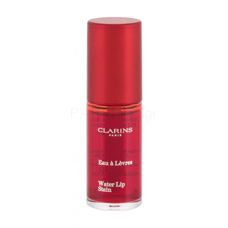 Clarins Water Lip Stain Lip Gloss για γυναίκες 7 ml Απόχρωση 03 Red Water