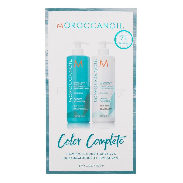 Moroccanoil Color Complete Σετ δώρου σαμπουάν Color Complete 500 ml + βάλσαμο Color Complete 500 ml