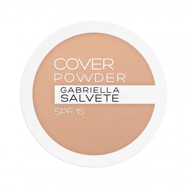 Gabriella Salvete Cover Powder SPF15 Πούδρα για γυναίκες 9 gr Απόχρωση 03 Natural