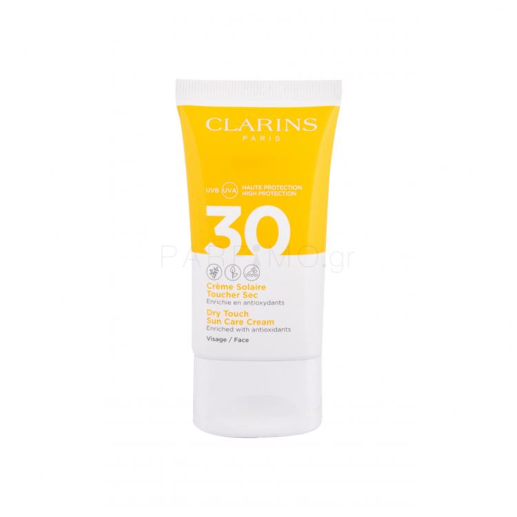 Clarins Sun Care Dry Touch SPF30 Αντιηλιακό προϊόν προσώπου για γυναίκες 50 ml TESTER