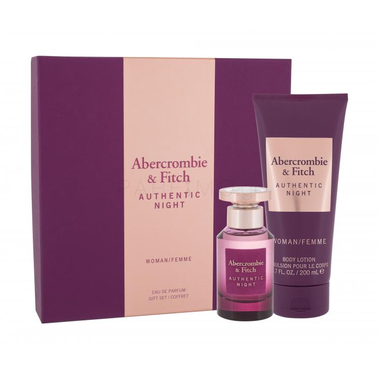 Abercrombie &amp; Fitch Authentic Night Σετ δώρου EDP 50 ml + λοσιόν σώματος 200 ml