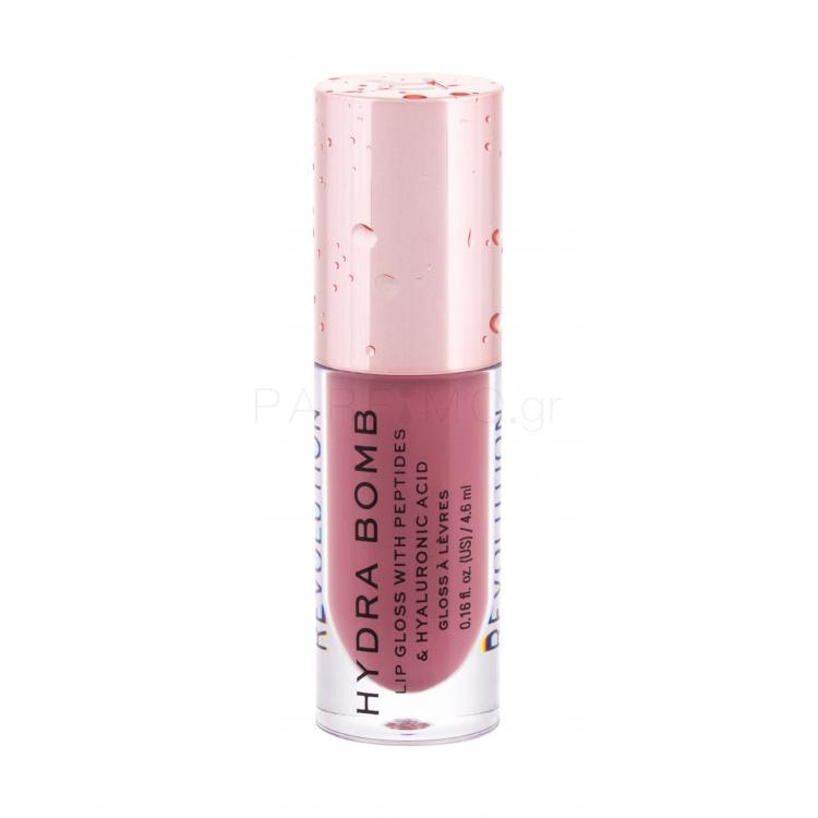 Makeup Revolution London Hydra Bomb Lip Gloss για γυναίκες 4,6 ml Απόχρωση Faux