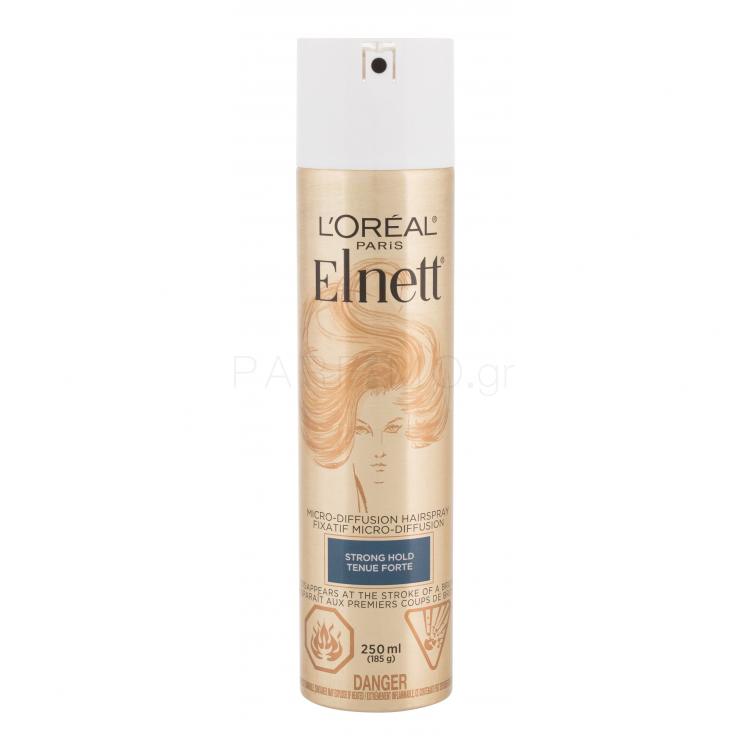 L&#039;Oréal Paris Elnett Strong Hold Micro-Diffusion Λακ μαλλιών για γυναίκες 250 ml