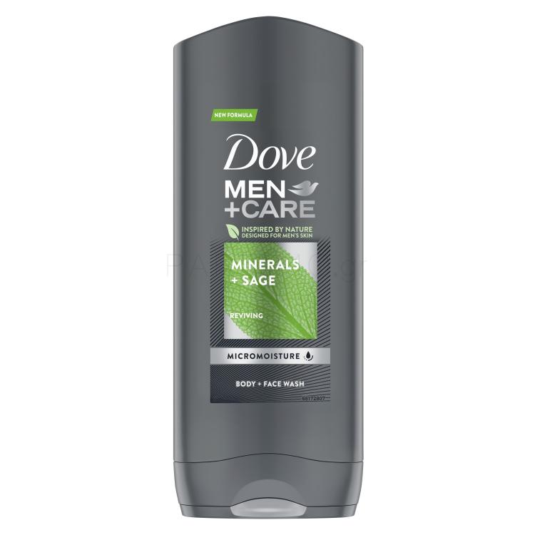 Dove Men + Care Minerals + Sage Αφρόλουτρο για άνδρες 400 ml