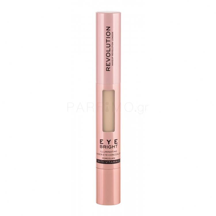 Makeup Revolution London Eye Bright Concealer για γυναίκες 3 ml Απόχρωση 02 Fair