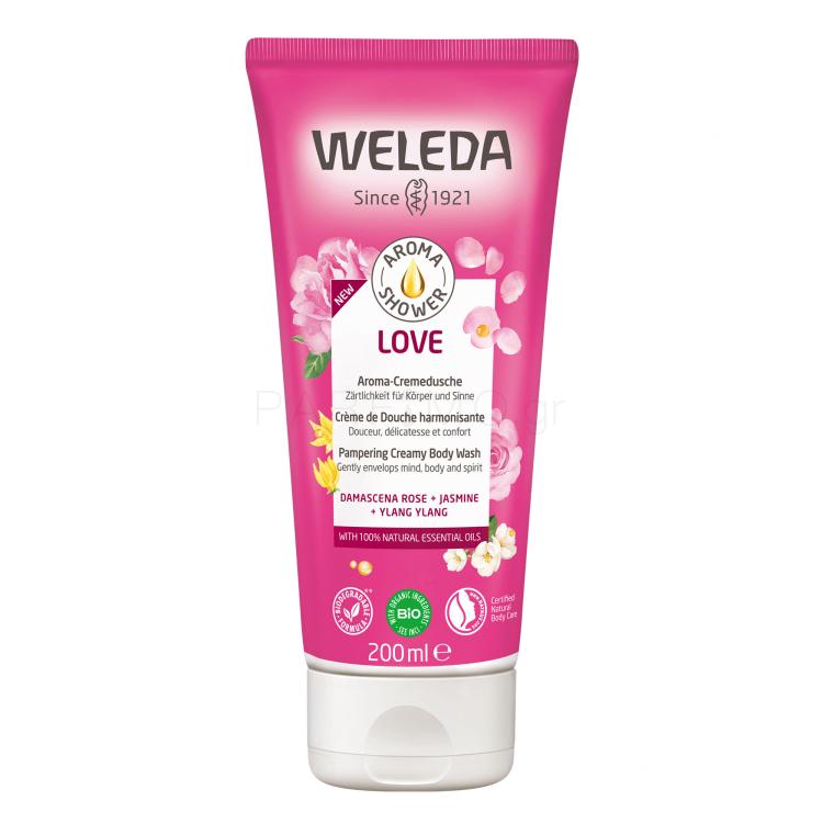 Weleda Aroma Shower Love Κρέμα ντους για γυναίκες 200 ml