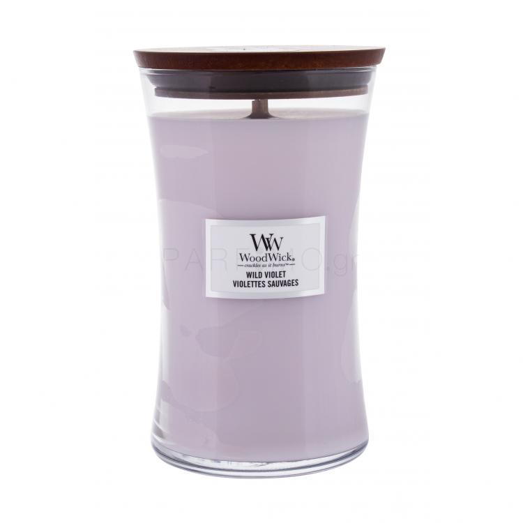 WoodWick Wild Violet Αρωματικό κερί 610 gr