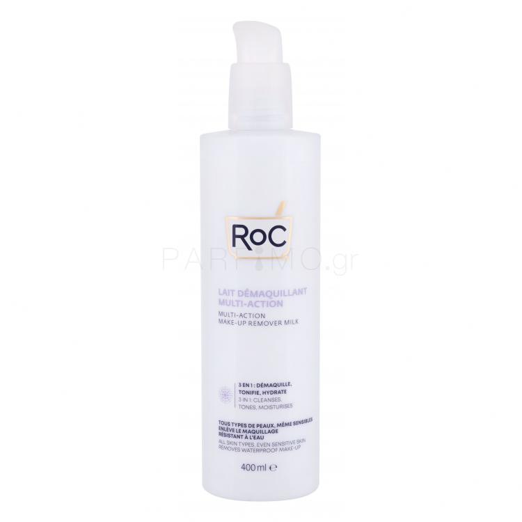 RoC Multi-Action Make-Up Remover Milk 3-In-1 Αφαίρεση μακιγιάζ για γυναίκες 400 ml