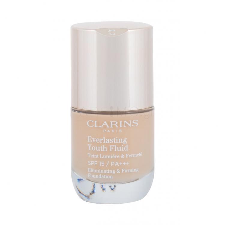 Clarins Everlasting Youth Fluid SPF15 Make up για γυναίκες 30 ml Απόχρωση 101 Linen