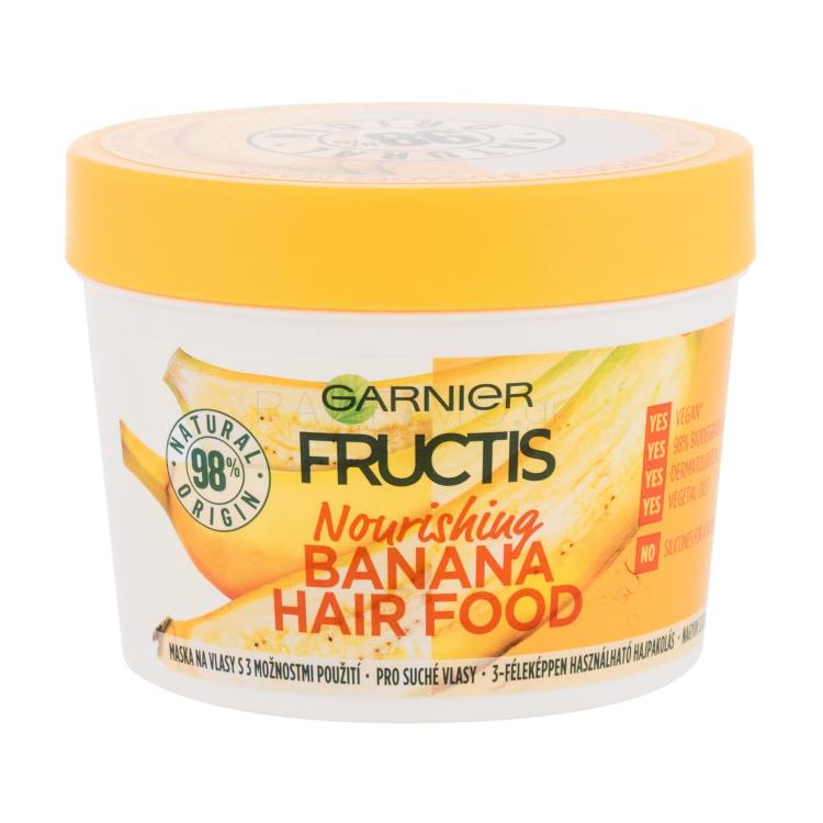 Garnier Fructis Hair Food Banana Nourishing Mask Μάσκα μαλλιών για γυναίκες 390 ml