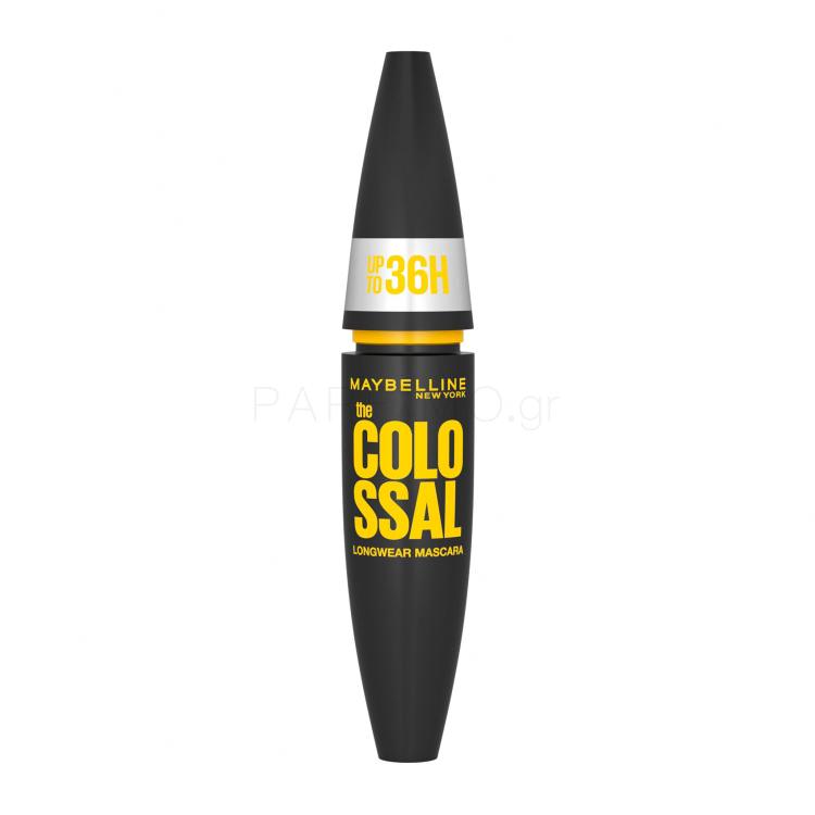 Maybelline The Colossal Longwear Μάσκαρα για γυναίκες 10 ml Απόχρωση 01 Black