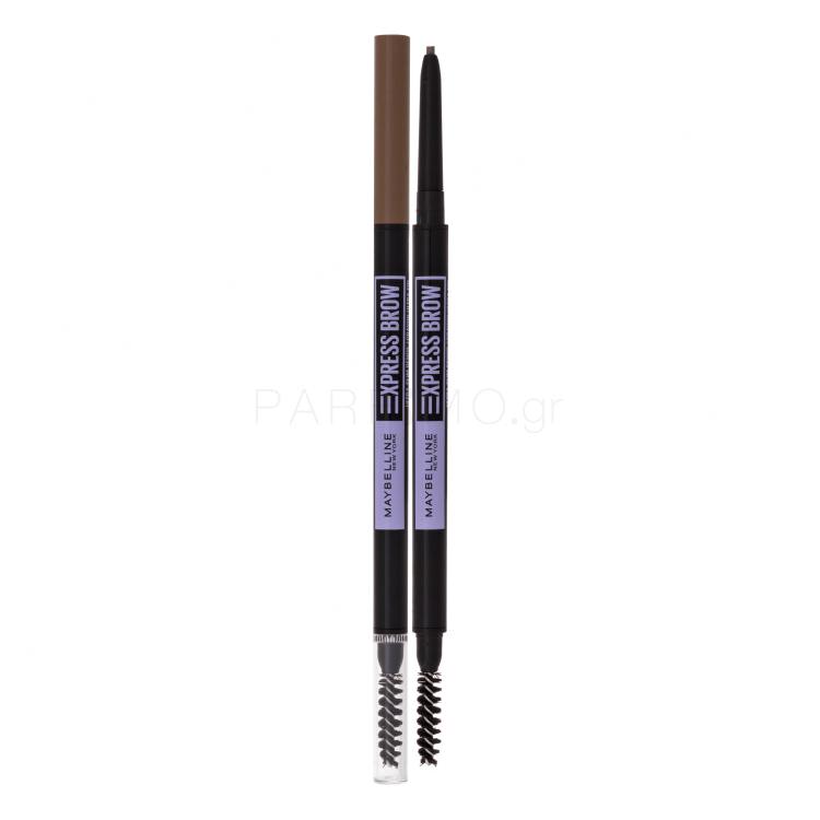 Maybelline Express Brow Ultra Slim Μολύβι για τα φρύδια για γυναίκες 9 gr Απόχρωση Warm Brown