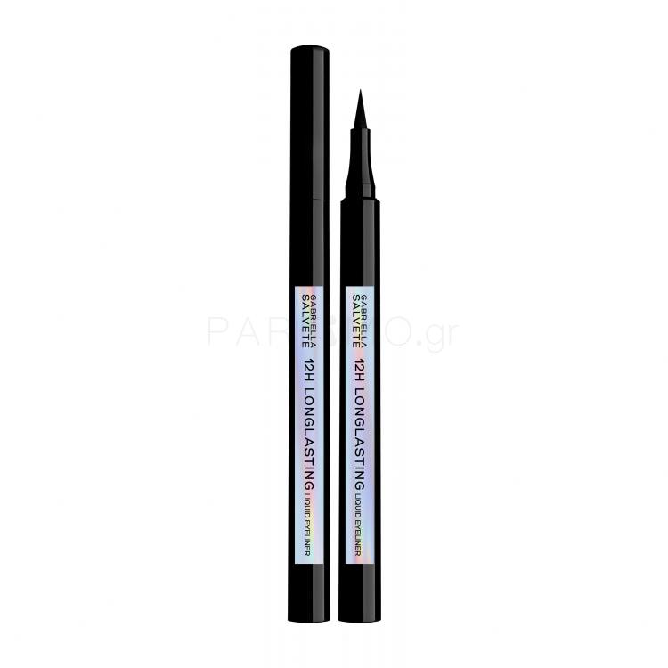 Gabriella Salvete 12H Longlasting Waterproof Eyeliner για γυναίκες 1,2 ml Απόχρωση Extreme Black