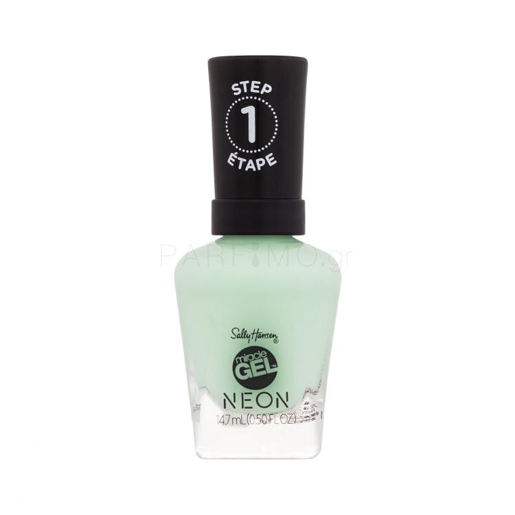 Sally Hansen Miracle Gel Neon Βερνίκια νυχιών για γυναίκες 14,7 ml Απόχρωση 052 Electri-Lime