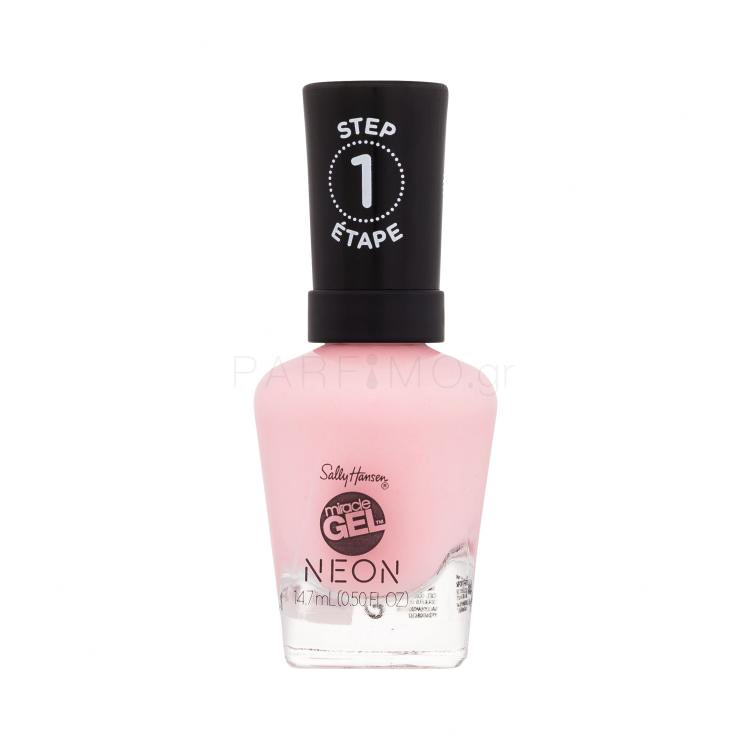 Sally Hansen Miracle Gel Neon Βερνίκια νυχιών για γυναίκες 14,7 ml Απόχρωση 051 Peach Please