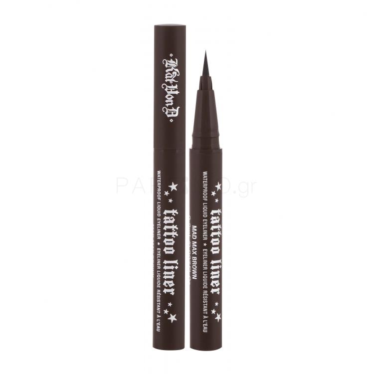 KVD Vegan Beauty Tattoo Liner Eyeliner για γυναίκες 0,2 ml Απόχρωση Mad Max Brown