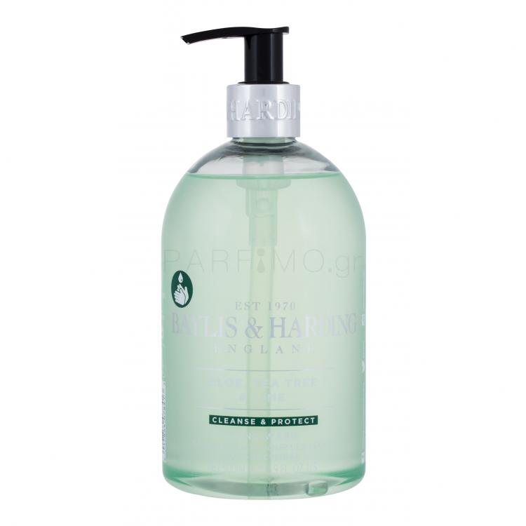 Baylis &amp; Harding Aloe, Tea Tree &amp; Lime Anti-Bacterial Υγρό σαπούνι για γυναίκες 500 ml