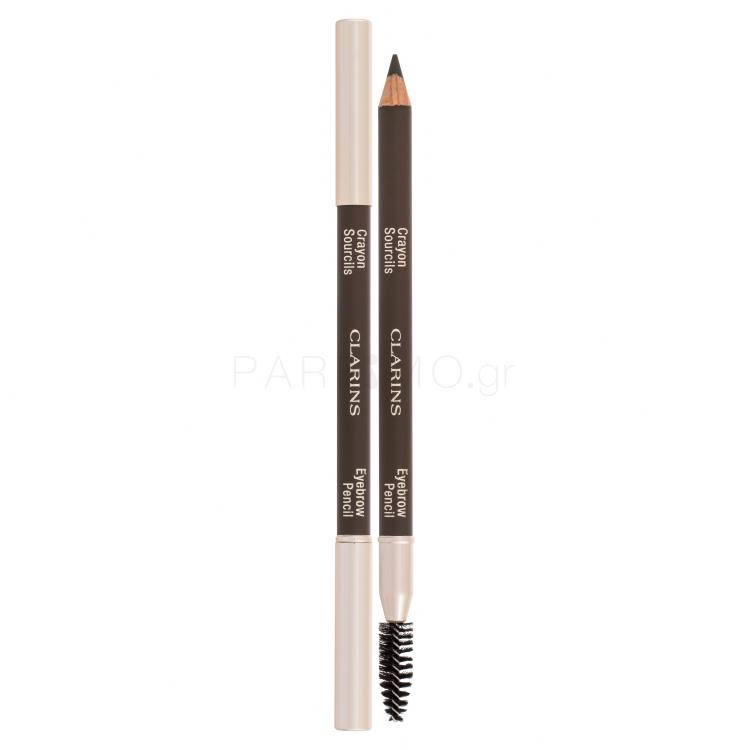 Clarins Eyebrow Pencil Μολύβι για τα φρύδια για γυναίκες 1,1 gr Απόχρωση 01 Dark Brown