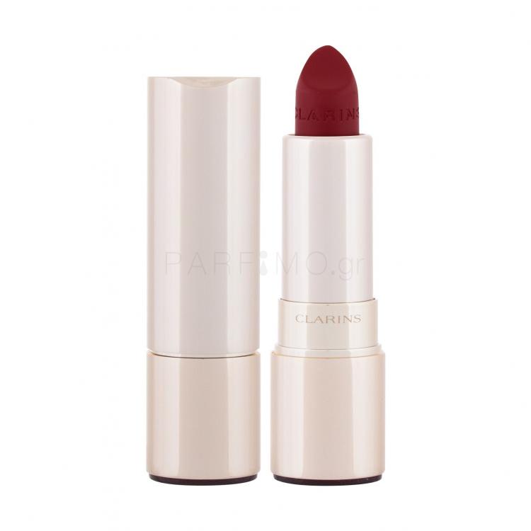 Clarins Joli Rouge Velvet Κραγιόν για γυναίκες 3,5 gr Απόχρωση 754V Deep Red