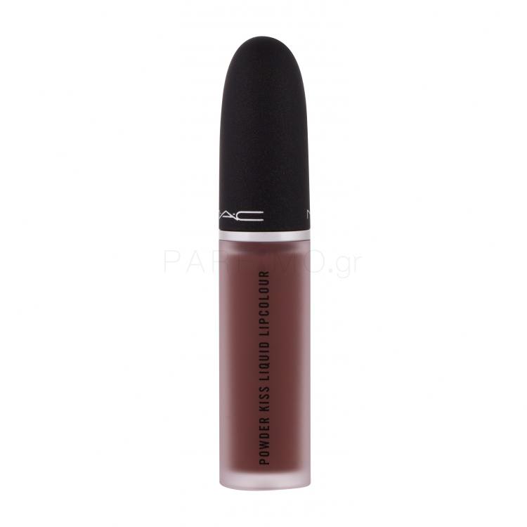 MAC Powder Kiss Liquid Κραγιόν για γυναίκες 5 ml Απόχρωση 997 Over The Taupe