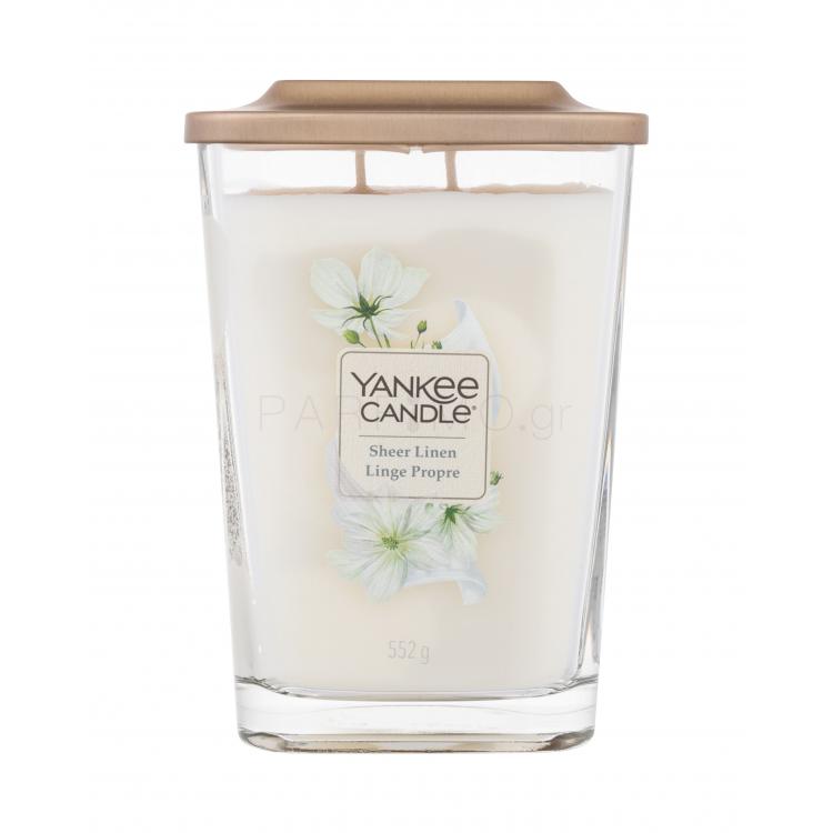 Yankee Candle Elevation Collection Sheer Linen Αρωματικό κερί 552 gr