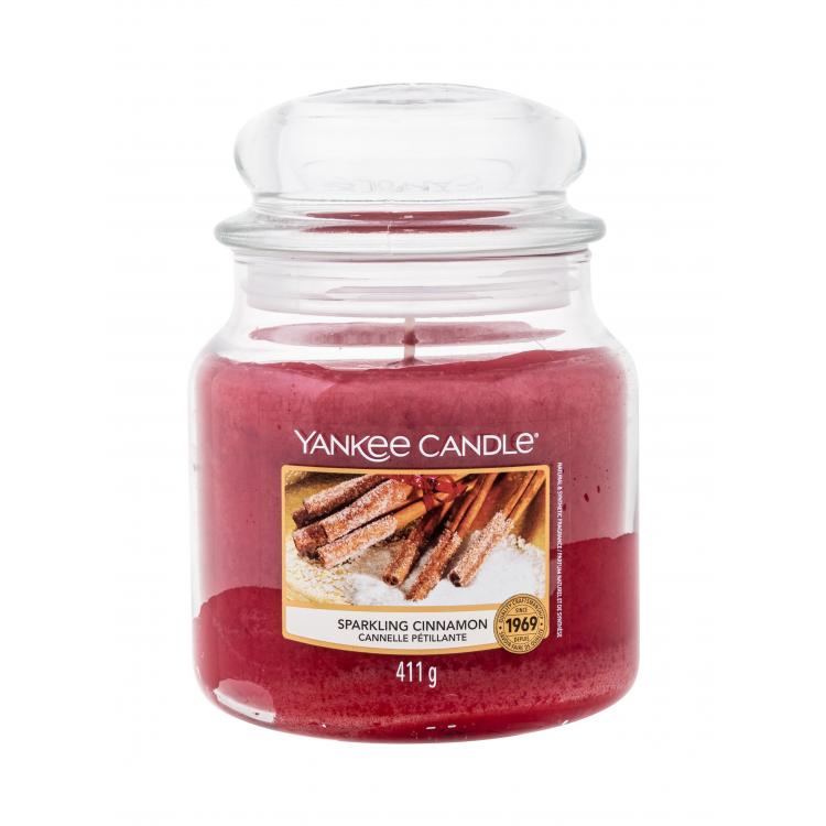 Yankee Candle Sparkling Cinnamon Αρωματικό κερί 411 gr