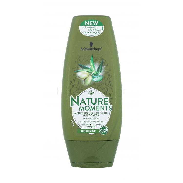 Schwarzkopf Nature Moments Olive Oil &amp; Aloe Vera Μαλακτικό μαλλιών για γυναίκες 200 ml