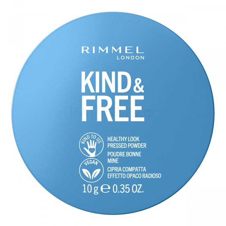 Rimmel London Kind &amp; Free Healthy Look Pressed Powder Πούδρα για γυναίκες 10 gr Απόχρωση 030 Medium